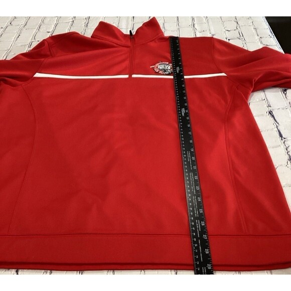 Nike Shirt Men's Size XL Color Red Hootie & The Blowfish Pullover 1/4 Zip - Picture 6 of 6